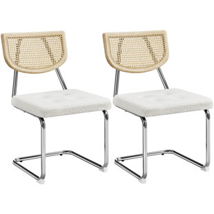 Wayfair cane deals dining chairs